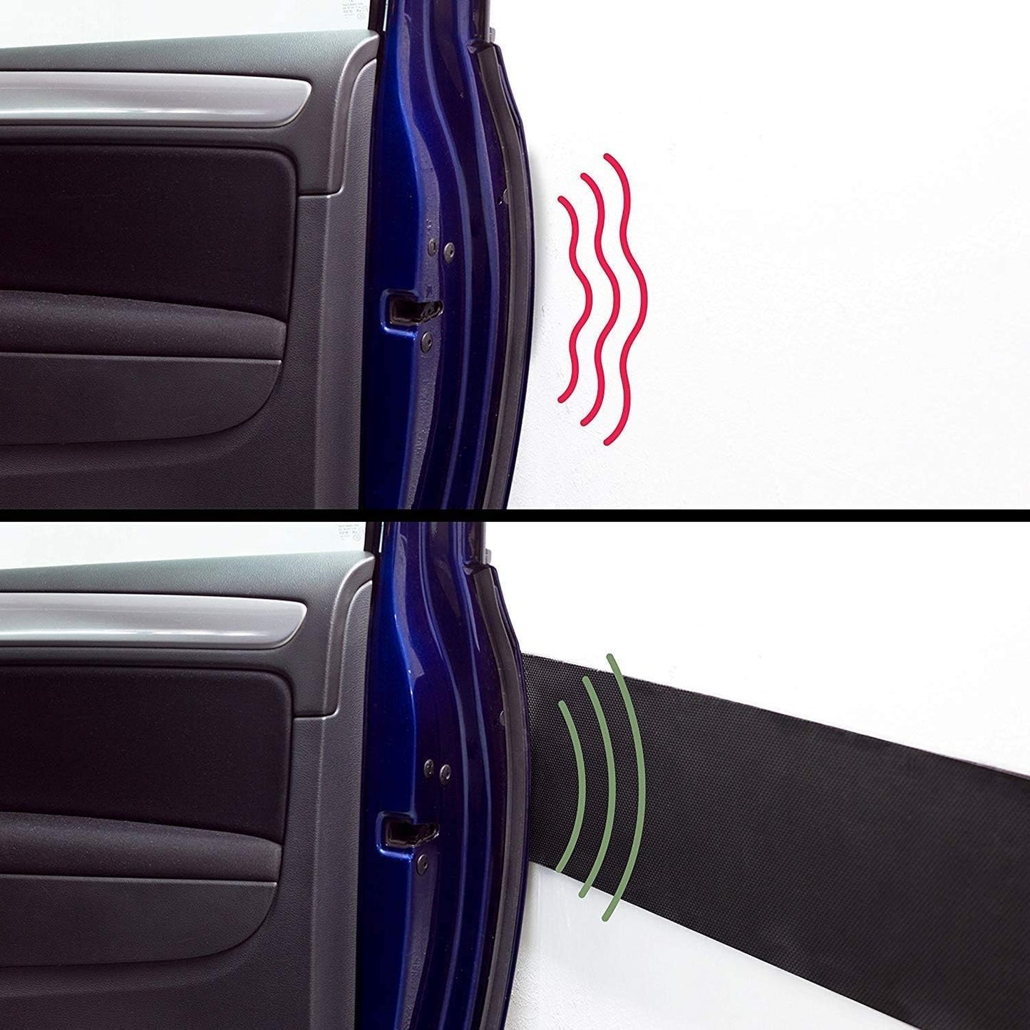 Car Door Protector Bump Body Guard,79"x 8"x 1/6" Sectional Foam Sticking Garage Wall Parking Protector Collision Avoidance Waterproof Foam Protector Wall Corner Protecting Your Car Doors (1 Pack)