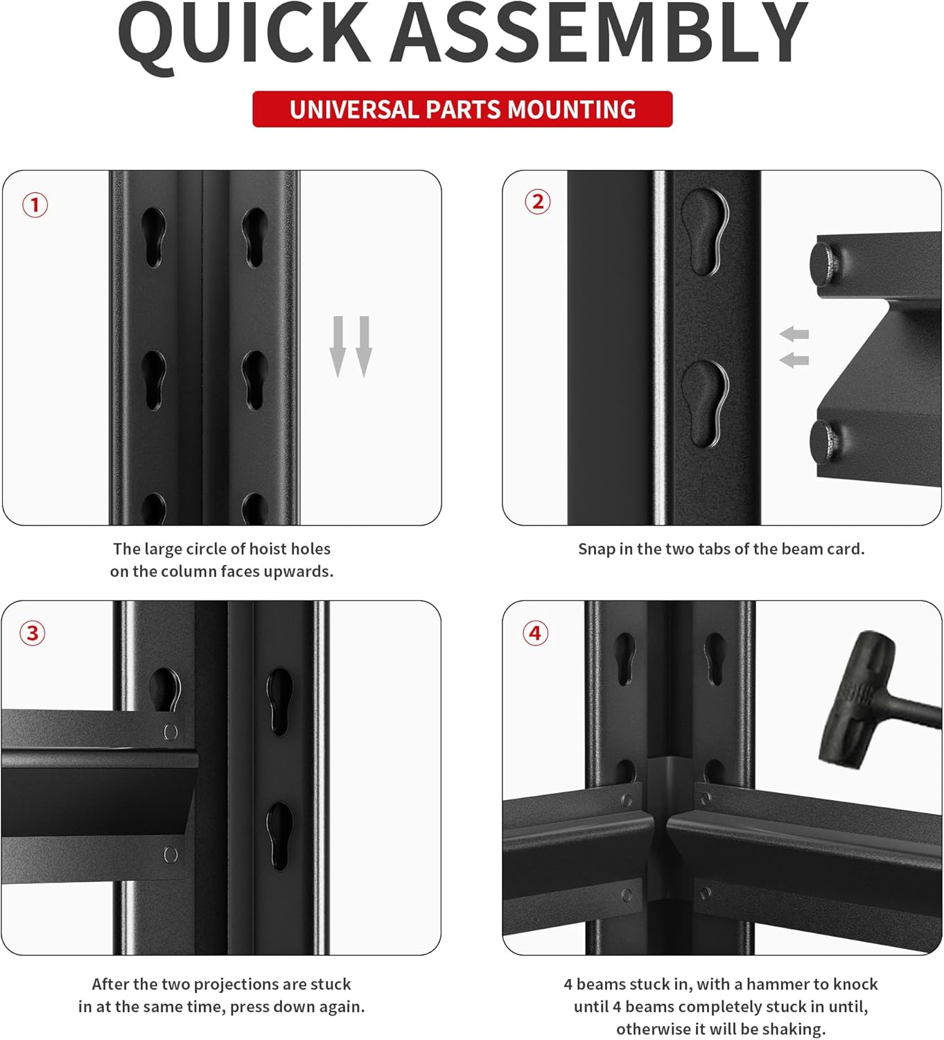 Storage Shelves Garage Shelving Heavy Duty - 72''H Garage Shelves Adjustable 5 Tier Metal Shelving Unit Storage Rack Shelving Industrial Utility Shelf 16" D x36 W x72 H(2 Pieces)