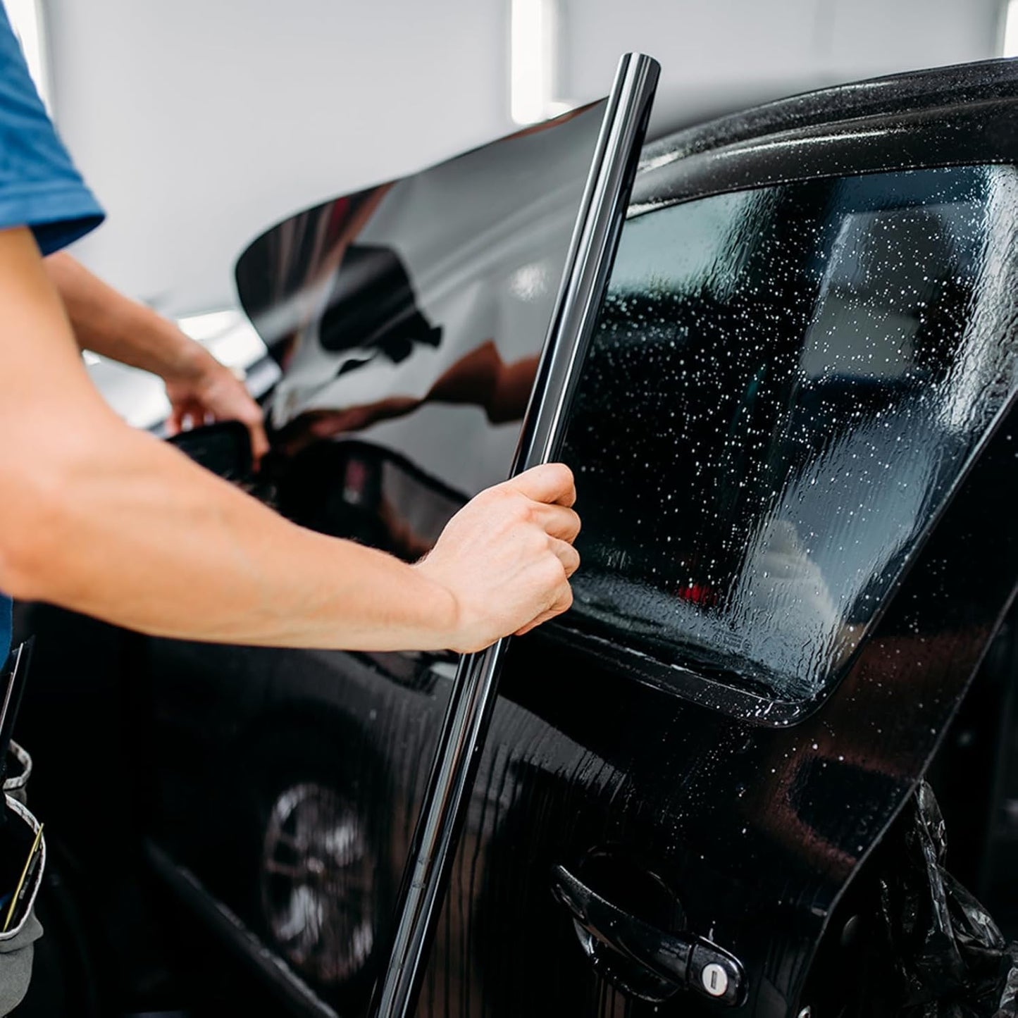 Nano Ceramic Window Tint Film for Cars and Building, Charcoal, 2 Ply Scratch Resistant, Heat Control, and UV 99%, IR 93% Rejection, 15% VLT, 24inx100ft