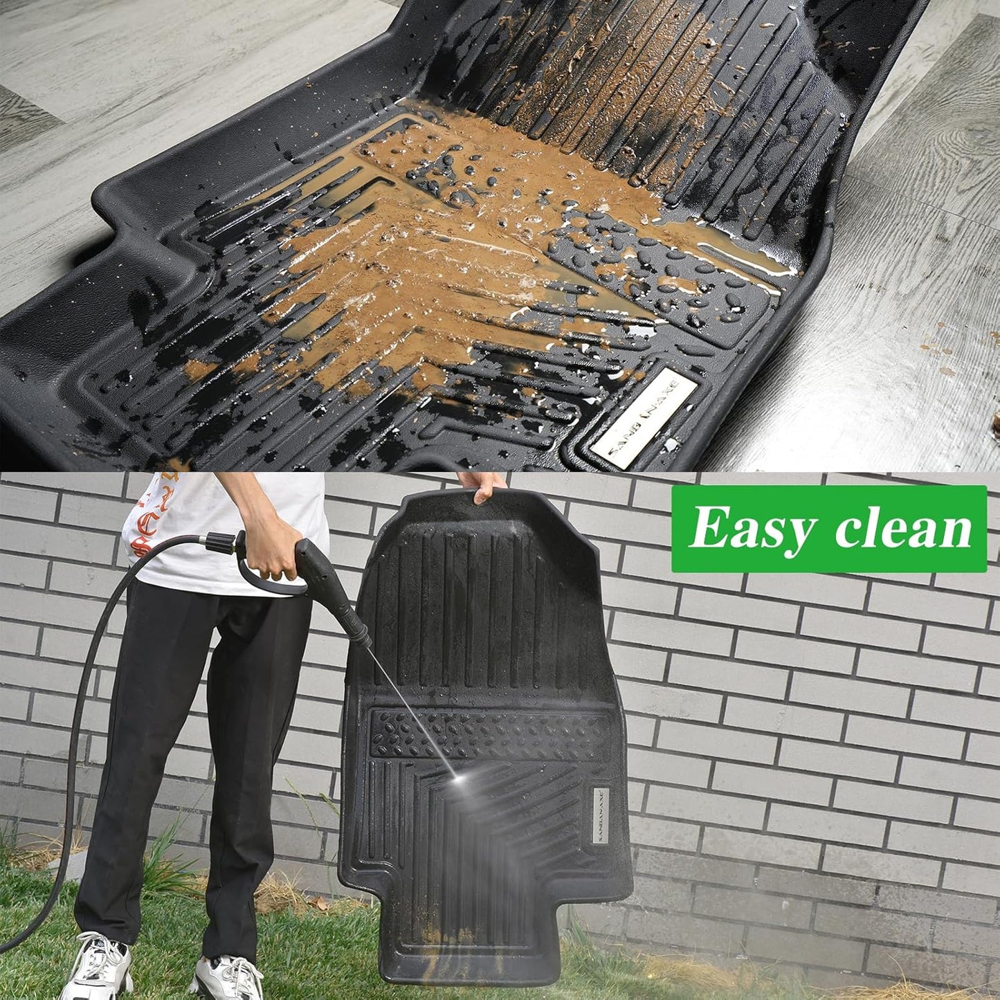 Cargo Liner Trunk Mats for 2011-2025 Honda Odyssey, TPE All Weather Protection Car Trunk Mat Accessories-Black