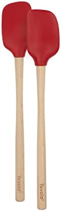 Tovolo Mini Spoon Spatula Wooden Handle Set by Tovolo