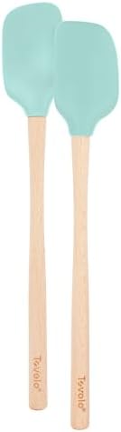 Tovolo Mini Spoon Spatula Wooden Handle Set by Tovolo