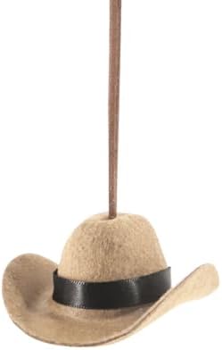 ZIMISI Western Cowboy Hat Car Hanging Ornament, Mini Cowgirl Hat Car Rear View by Unknown