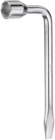 HARFINGTON Car Spare Tire Lug Wrench 24mm Carbon Steel l Type Slotted End by HARFINGTON
