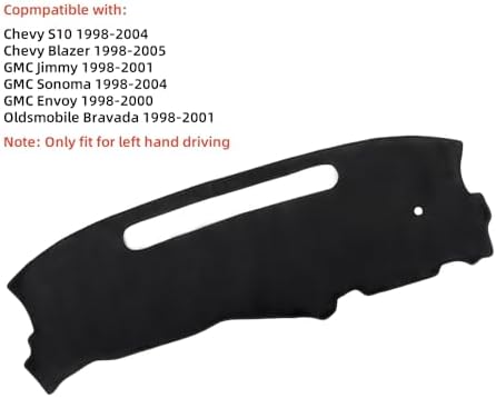 CARTIST Dash Cover for Chevy S10 Blazer 1998-2005/S10 1998-2004 Dash Mat - Image 2