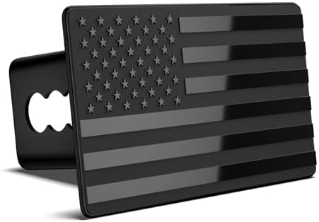 OGYE Heavy American Flag Metal Trailer Hitch Cover Fit - Image 2