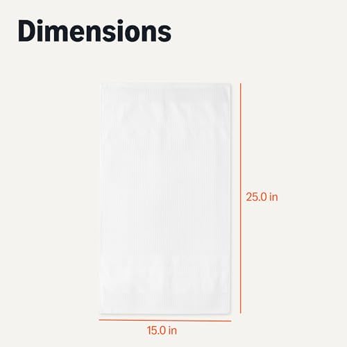 Amazon Basics Organic Cotton Waffle Weave Kitchen Dish Towels, Ultra Absorbent - Image 5
