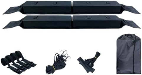 Kayak Roof Rack, 2 Pairs J-Bar Carrier Holder, Outdoors Soft Roof Rack Pads by Unknown