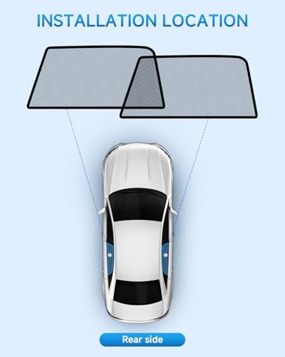 Car Window Shades for Toyota 4 Runner, UV & Heat Blocker, Privacy Protection - Image 2