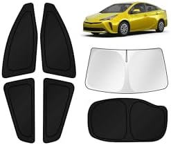 KUST Car Window Shades for 2016-2022 Toyota Prius Hatchback Accessories by KUST