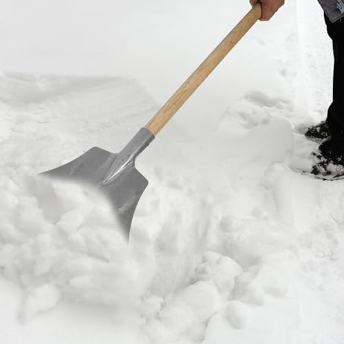 Snow Shovel Serrated Ice Scraper Steel Grey 1 X Snow Shovel - Image 5