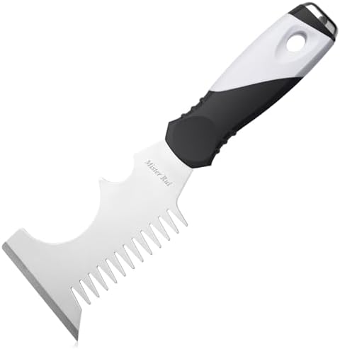Mister Rui 5-in-1 Paint Brush Comb & Roller Cleaner, Hammer Base by MisterRui