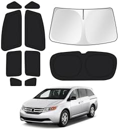 Canvcle Window Shades for 2011-2017 Honda Odyssey Accessories Windshield Sun by Canvcle