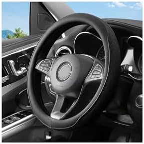 Zpana 14.5-15" Car Steering Wheel Cover, Breathable Soft Leather by Zpana