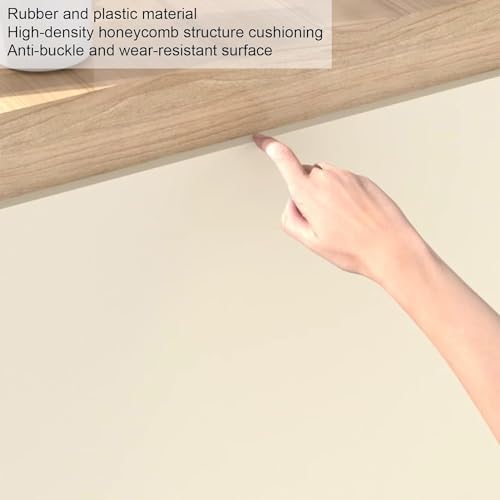 Self-Adhesive Rubber Foam Wall Protectors - Grey Foam Shields for Garage Gym & Studio, 39.3"x39.3" (100x100cm) - Prevent Wall Damage & Scratches
