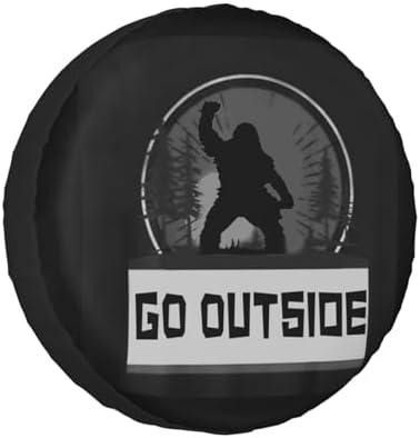 Go Outside Spare Tire Cover Weatherproof Sun Protection Dust-Proof Wheel Tire by Unknown