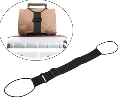 2 Pack Luggage Straps for Add a Bag Bungees Lightweight Easy Elastic Wrap Belts - Image 2