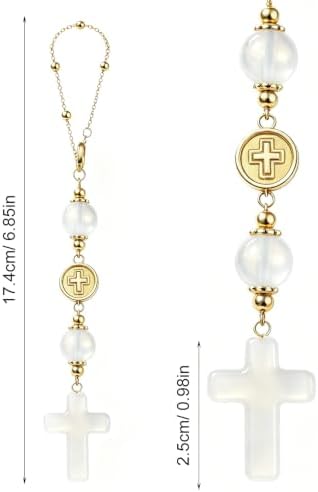 STEFORD Car Cross Crystal Hanging Charm - Image 2