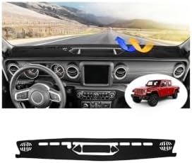 FIILINES Dash Cover for 2020-2024 Jeep Gladiator JT, Dashboard Mat Exact Fit by FIILINESBuyNow