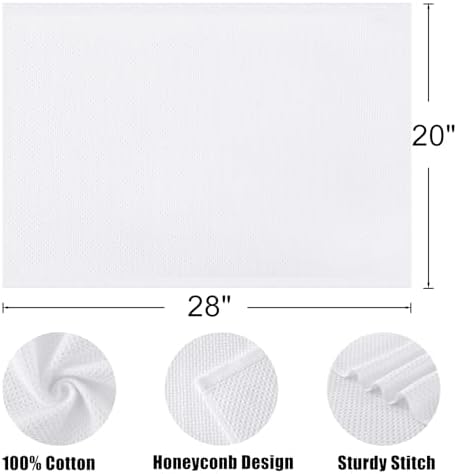 Kitinjoy 100% Cotton X‑Large 4-Pack Kitchen Towels - Image 4