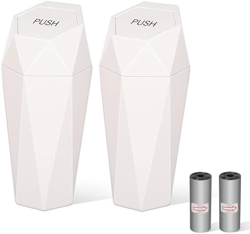 Car Trash Can with Lid, 30 Additional Trash Bags by SZEOF