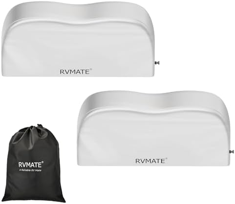 RVMATE RV Tire Covers, Dual Axle Wheel Cover Fits 27"-30" Dia. Tires, 2 Pack by RVMATE