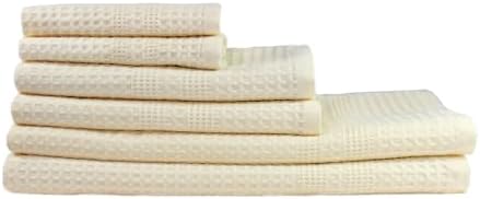 GILDEN TREE Waffle Towel Set Quick Dry Thin | 2 Bath Towels | 2 Hand Towels | 2 by GildenTree