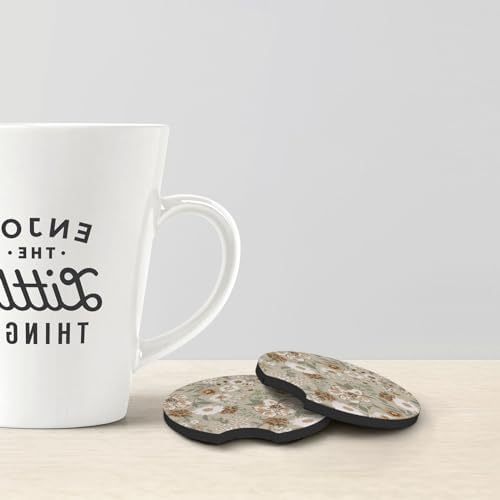 KARREAL 2 Pcs Car Cup Coasters - Image 6