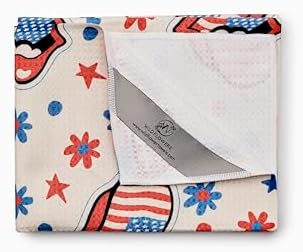 Wildflowers Microfiber Kitchen Towels | Patriotic Tongues - Image 4