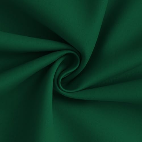 Yakamok Dark Green 100% Blackout Curtains 63 Inches Long 50" Wide 2 Panels - Image 3