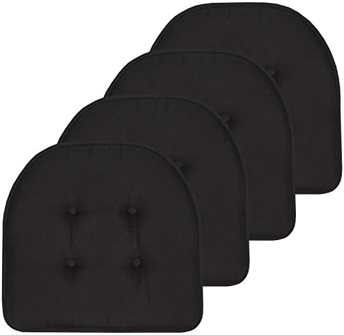 Sweet Home Collection Chair Cushion Memory Foam Pads Tufted Slip Non Skid by SweetHomeCollection