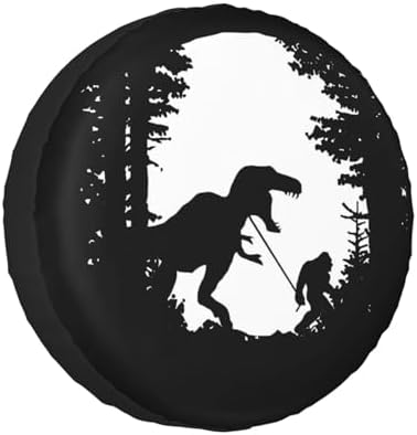 Dinosaur Bigfoot Rv Spare Tire Cover Wheel Tire Cover by OGKDLEW
