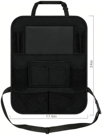TCJJ Car Seat Organizer Backseat Kick Mats Oxford Back Seat Protector - Image 2