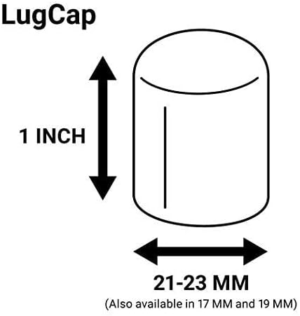 ColorLugs Vinyl Lug Nut Cover | Yellow | Flexible Fit Wheel Lug Nut Cap | Fits - Image 4