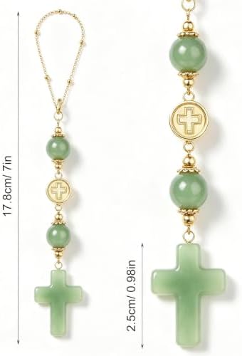 STEFORD Car Cross Crystal Hanging Charm - Image 2