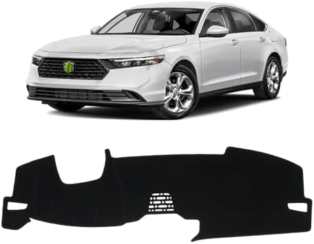 KUST Dash Cover Mat for 2023-2026 Honda Accord Polyester Dashboard Cover by KUST