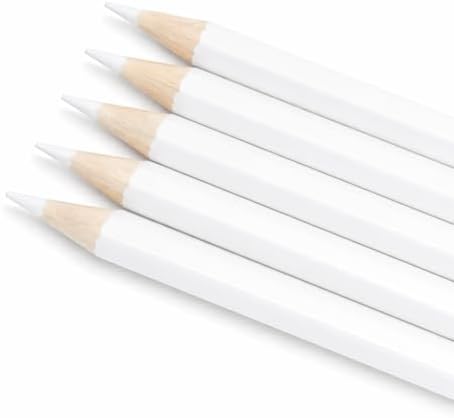 Mandala Crafts White Water Soluble Fabric Pencils - Image 2
