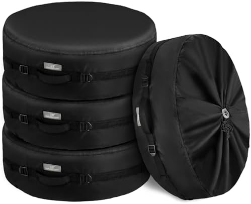 Explore Land Tire Cover with Handle 4P Fit Diameters 29''-31.75'' by ExploreLand