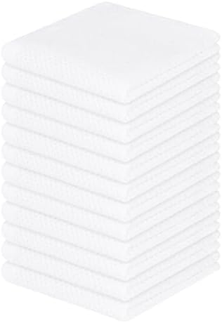 Homaxy 100% Cotton Waffle Weave Kitchen Dish Cloths 12-Pack by Homaxy