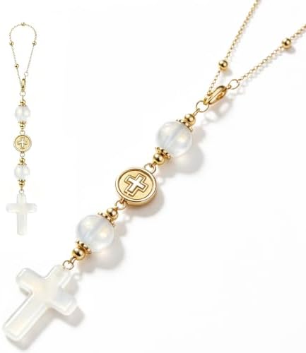 STEFORD Car Cross Crystal Hanging Charm by STEFORD