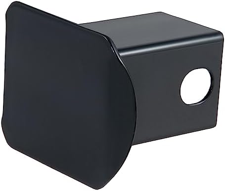 CURT 22750 Black Steel Trailer Hitch Cover, Fits 2-Inch Receiver by CURT