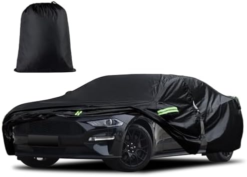 Waterproof Car Cover Fit for Ford Mustang 1994-2026, Chevy Camaro 2010-2026 by Migaven
