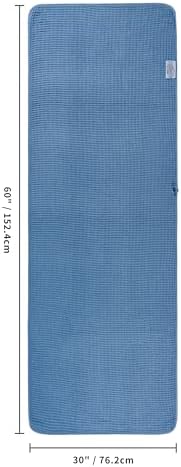 POLYTE 380 GSM Poly Blend Microfiber Quick Dry Waffle Bath Towel, 30x60 in - Image 2