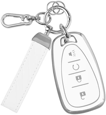 Rislobx Key Fob Cover Fit for Chevy Key, Car Key Case Protector for Volt Bolt by Rislobx