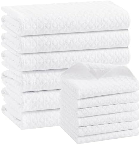 Homaxy Microfiber Kitchen Towels and Dishcloths Sets, 12 Pack by Homaxy