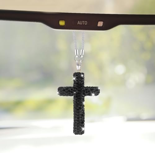 ZIMISI Bling Cross Car Hanging Ornament by Unknown