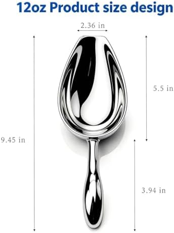 12 oz 304 stainless steel ice scoop, suitable - Image 2