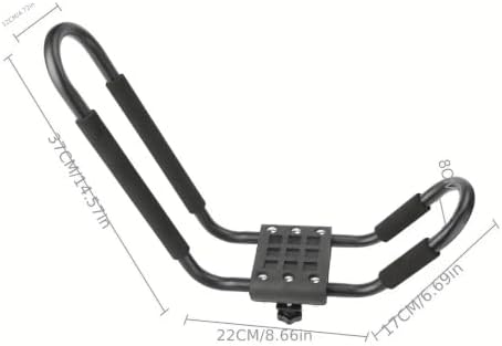 Kayak Roof Rack for Car Top Carrier J Cross Bar Canoe Boat Mount 1Pair - Image 6