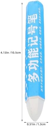 KESYOO White Tire Marker Pen 8pcs Wax Based - Image 2