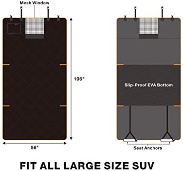 Dog Cargo Liner for Large SUV, Waterproof Dog Cargo Cover - Image 7